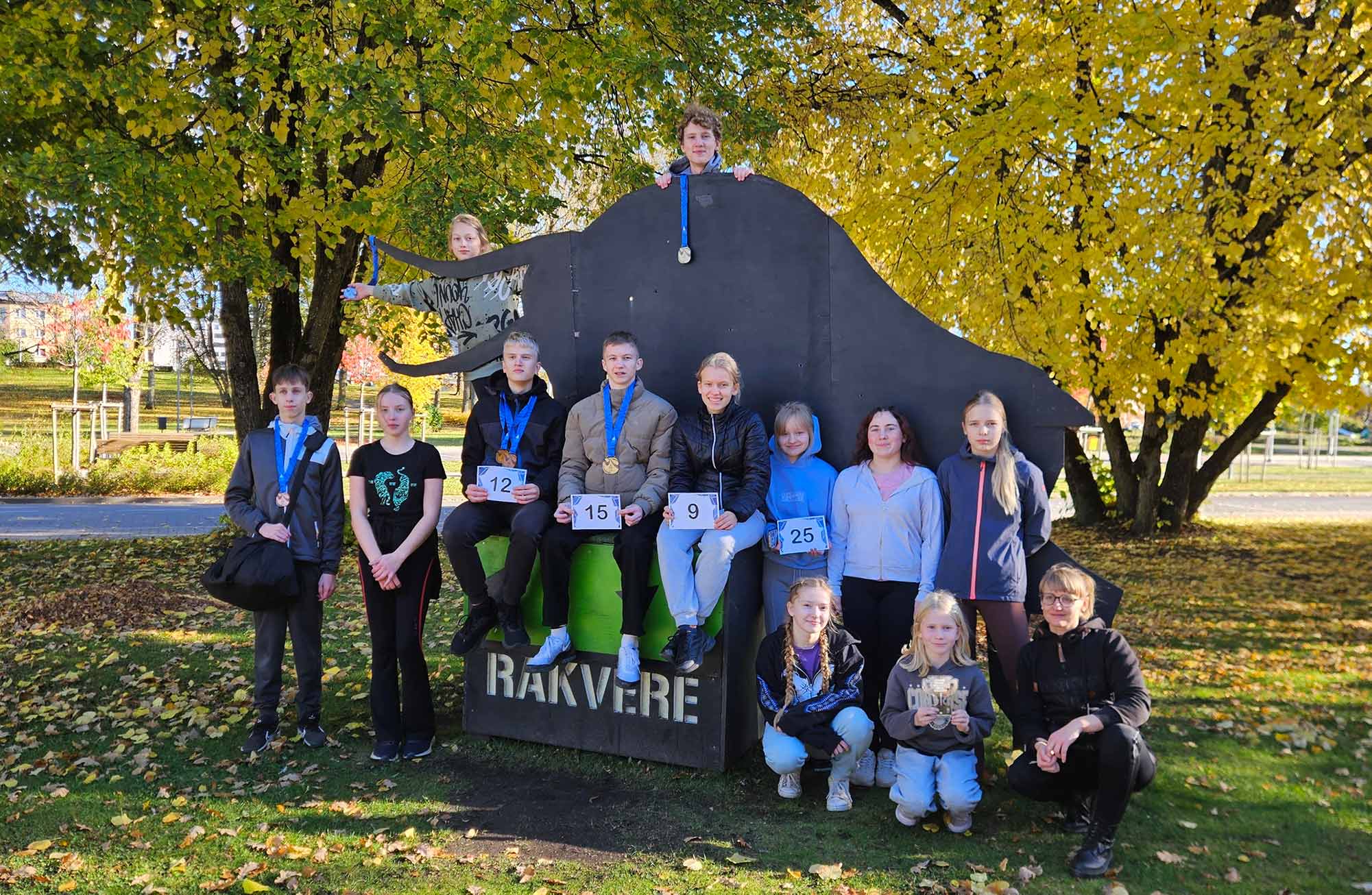 Võru kaljuronijad Rakveres. Foto: ERAKOGU